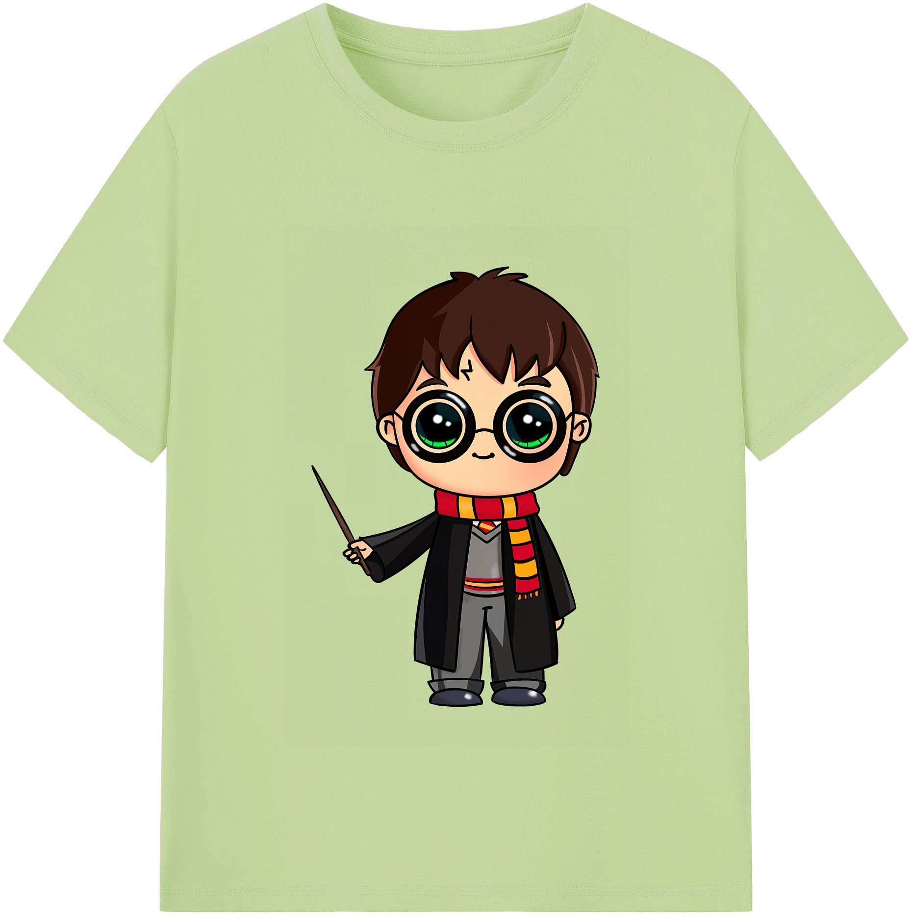 （画像用） Harry Potter ハリー・ポッターシリーズ 綿100％半袖Tシャツ（フロントプリント）